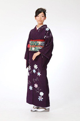 付け下げ「雪華」